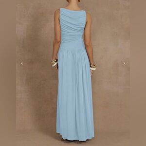 Runaway the Label Nalla Maxi Dress - Ice Blue